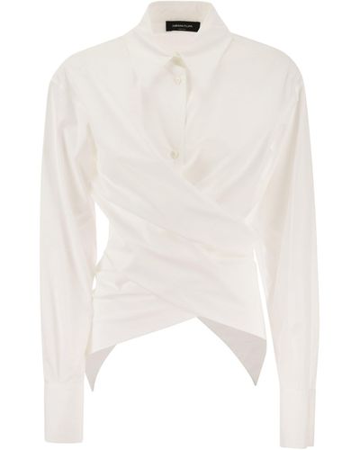 Fabiana Filippi Cropped Shirt - White