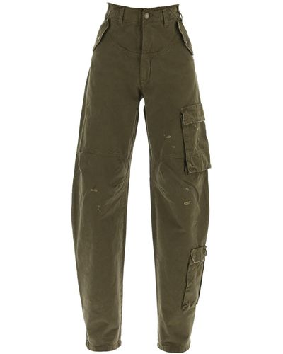 DARKPARK Rosalind Cargo Trousers - Green