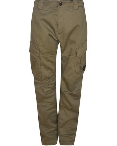 C.P. Company Cargo Long Trousers - Green