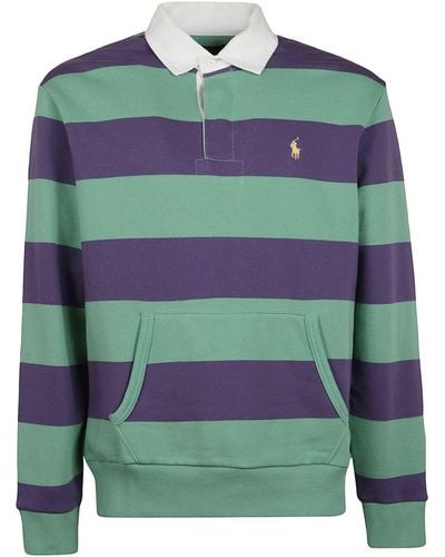 Ralph Lauren Striped Long-sleeved Sweatshirt - Multicolor