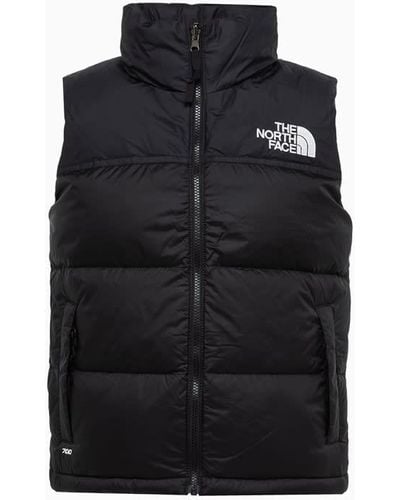 The North Face 1996 Retro Nuptse Sleeveless Puffer Jacket - Black