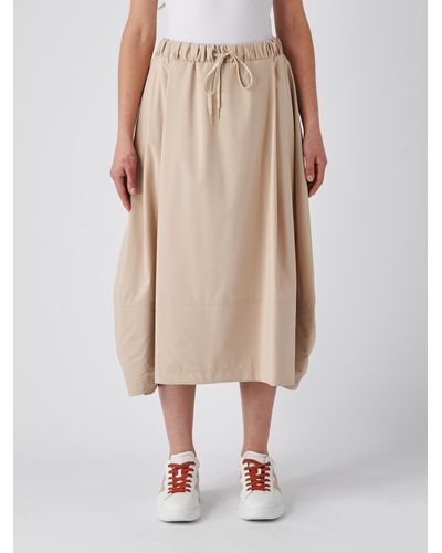 Gran Sasso Poliester Skirt - Natural