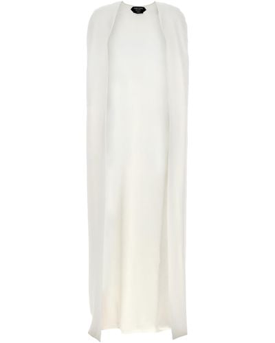 Tom Ford Evening Cape Coats, Trench Coats - White