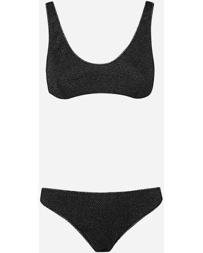Oséree Lumière Sporty Bikini Beachwear - Black
