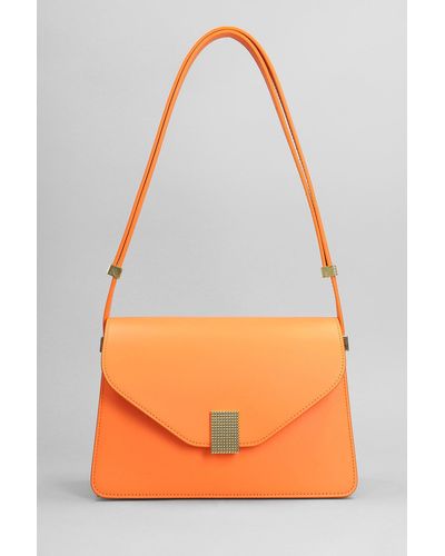 Lanvin Concerto Bag Shoulder Bag In Orange Leather