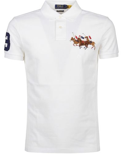 Polo Ralph Lauren Polo-embroidered Polo Shirt - White
