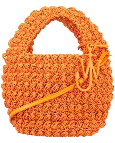 JW Anderson Popcorn Basket Bag - Orange