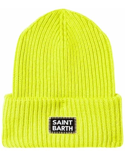 Mc2 Saint Barth Fluo Knit Beanie - Yellow