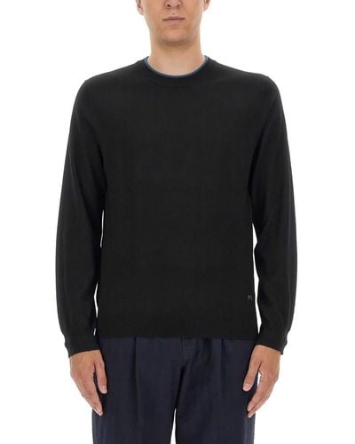 PS by Paul Smith Jersey With Logo - Black