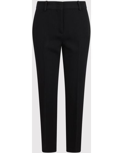 Ermanno Scervino Tapered Tailored Trousers - Black