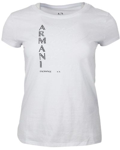 Armani Exchange T-Shirts And Polos - White