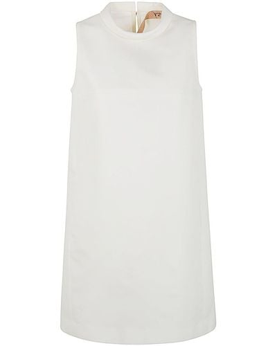 N°21 Sleeveless Mini Dress - White