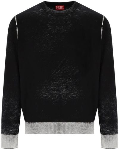 DIESEL K-larence-b Black Crewneck Sweater