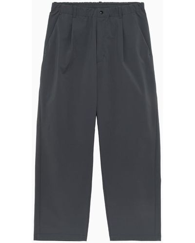 Goldwin One Tuck Tapered Trousers - Grey