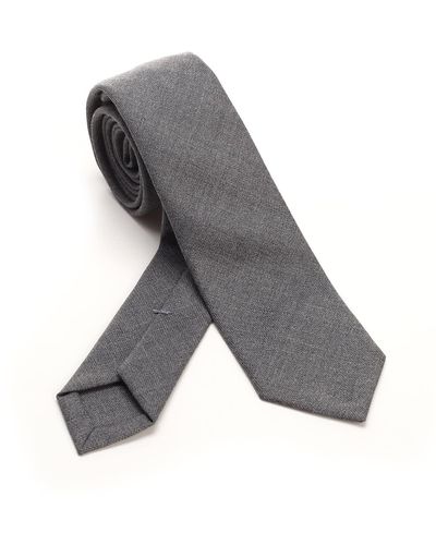 Thom Browne Wool Tie - Grey