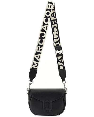 Marc Jacobs The Covered J Marc Saddle Bag - Black