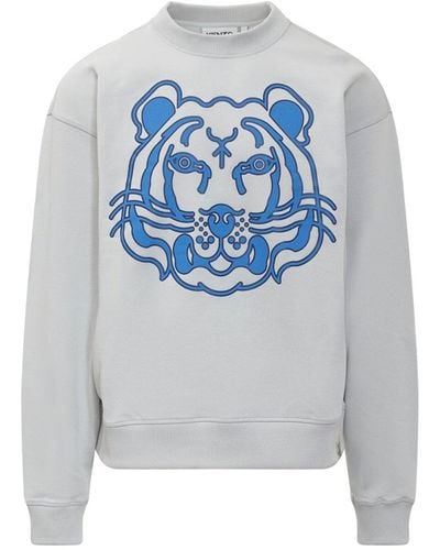 KENZO Printed Tiger Sweatshirt - Blue