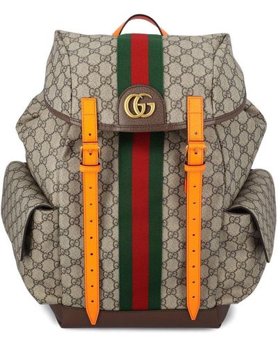 Gucci Ophida Gg Medium Backpack - Multicolour