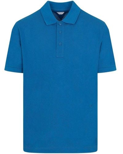 Bottega Veneta Short-sleeved Polo Shirt - Blue