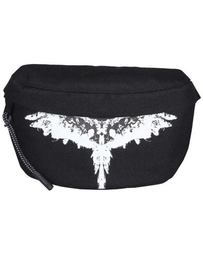 Marcelo Burlon Tempera Wings Belt Bag - Black