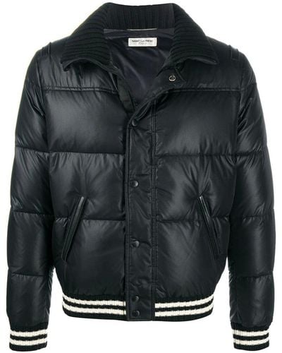 Saint Laurent Padded Jacket - Black