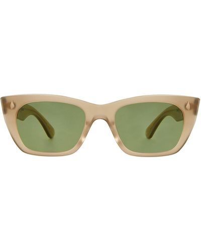 Garrett Leight Webster Sun Sunglasses - Green