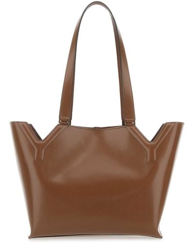 Boyy Leather Yy West Shoulder Bag - Brown