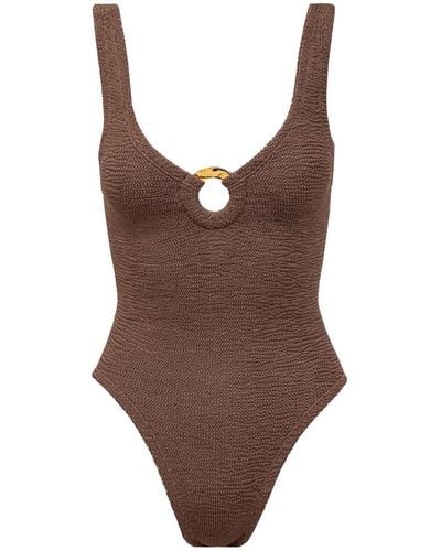 Hunza G Celine Swimsuit - Brown