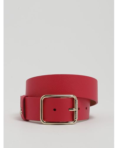 Patrizia Pepe Leather Belt - Red
