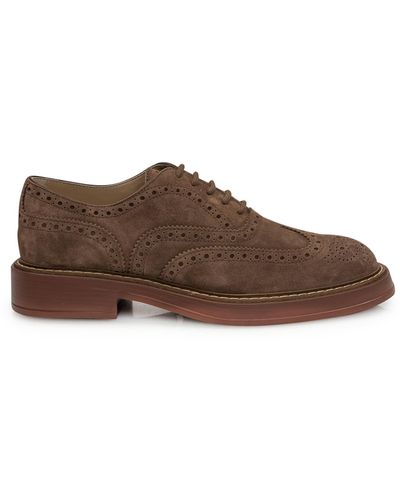 Tod's Laced Suede Leather - Brown