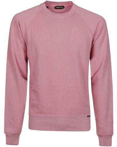 Tom Ford Long Sleeve Sweatshirt - Pink