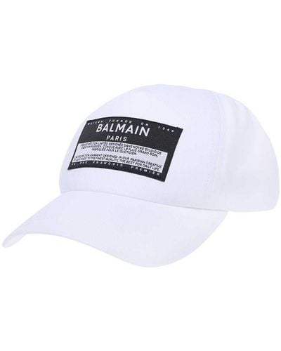 Balmain Baseball Cap - White