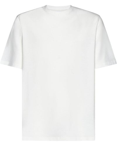 Jil Sander + Logo Printed Crewneck T-shirt - White