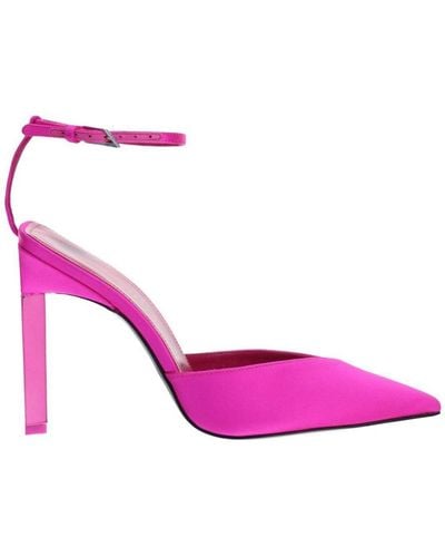 The Attico Perine Strapped Court Shoes - Pink