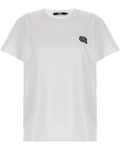 Karl Lagerfeld Ikonik 2,0 T-shirt - White