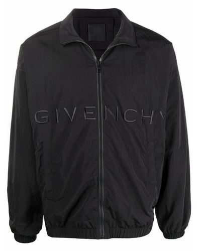 Givenchy Logo Windbreaker Jacket - Black
