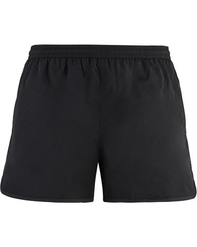 Ami Paris Nylon Swim Shorts - Black