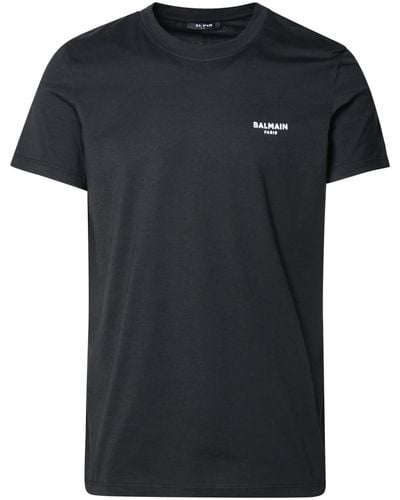 Balmain Mini Logo T-Shirt - Black