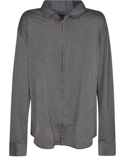 Giorgio Armani Zip Shirt - Gray