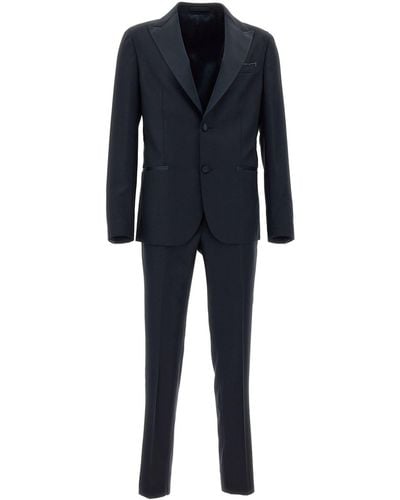 Eleventy Wool Suit - Blue