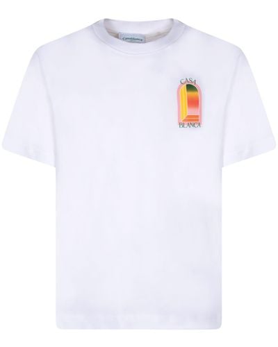 Casablancabrand Gradient Larche T-Shirt - White