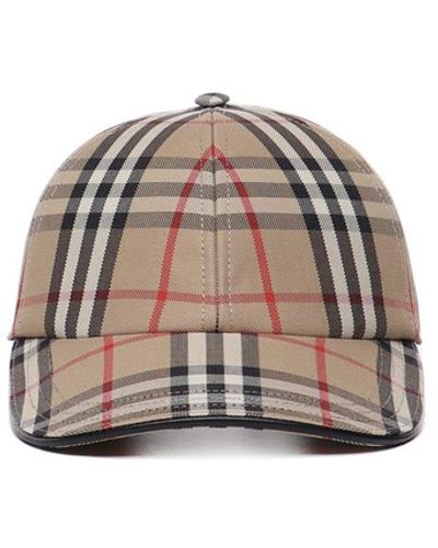 Burberry Vintage Check Hat - Multicolor
