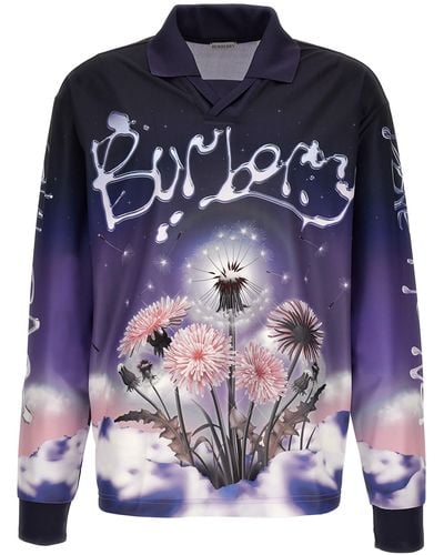 Burberry Dandelions Sweater Tops Multicolor - Blue