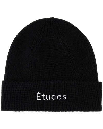 Etudes Studio Wool Blend Beanie Hat - Black