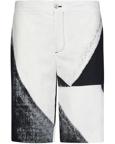 Alexander McQueen Drawstring Cotton Shorts - Multicolor