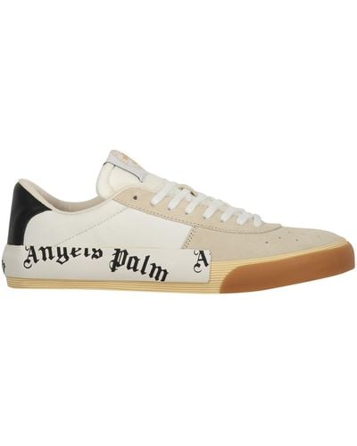 Palm Angels New Vulcanized Suede Low-top Trainers - White