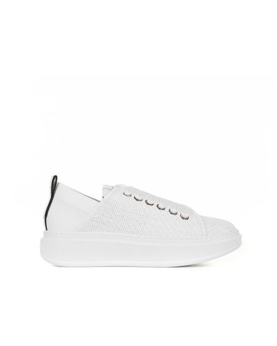 Alexander Smith Leather Trainer - White