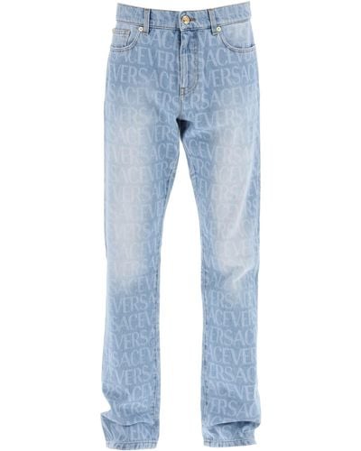 Versace Allover Jeans - Blue