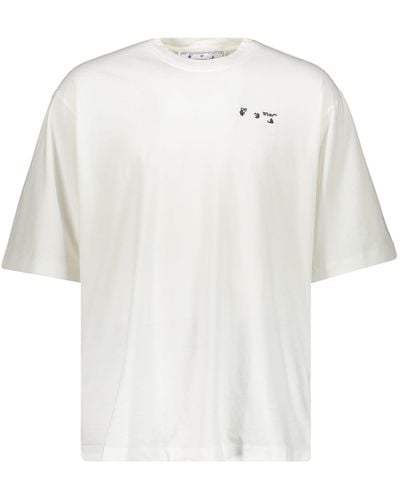 Off-White c/o Virgil Abloh Logo Cotton T-Shirt - White