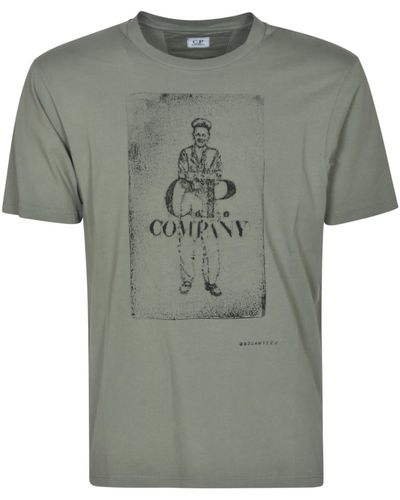 C.P. Company Logo Print T-shirt - Green